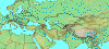central asian map.